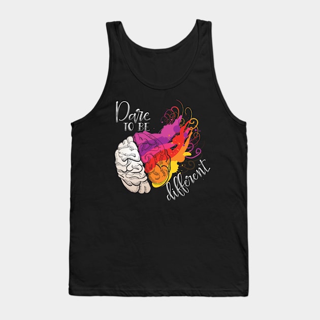 dare to be different 2 Tank Top by OMARMAH